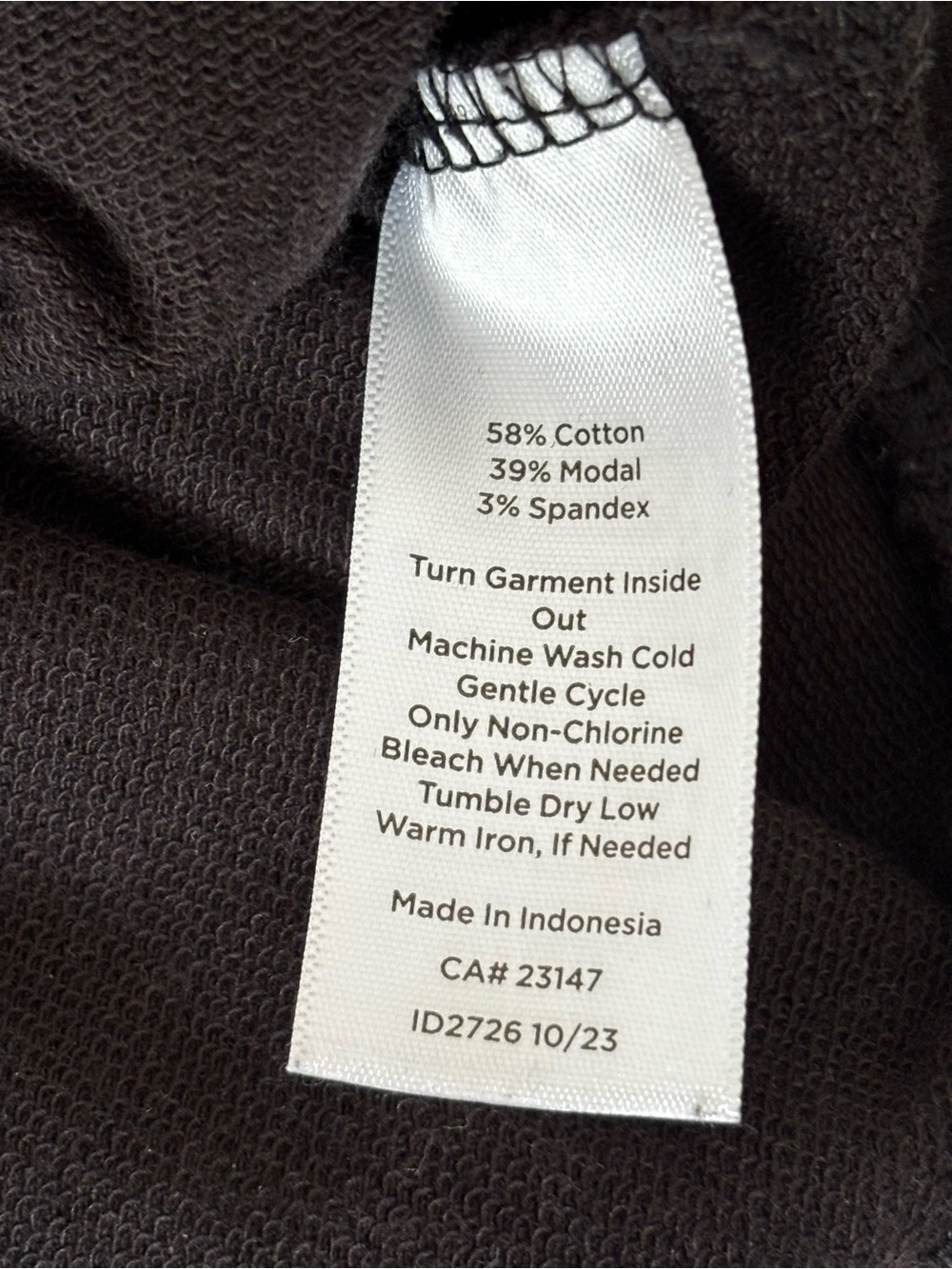 Talbots Cozy Crush Johnny Collar Pullover Black Size 1XP - Picture 5 of 7